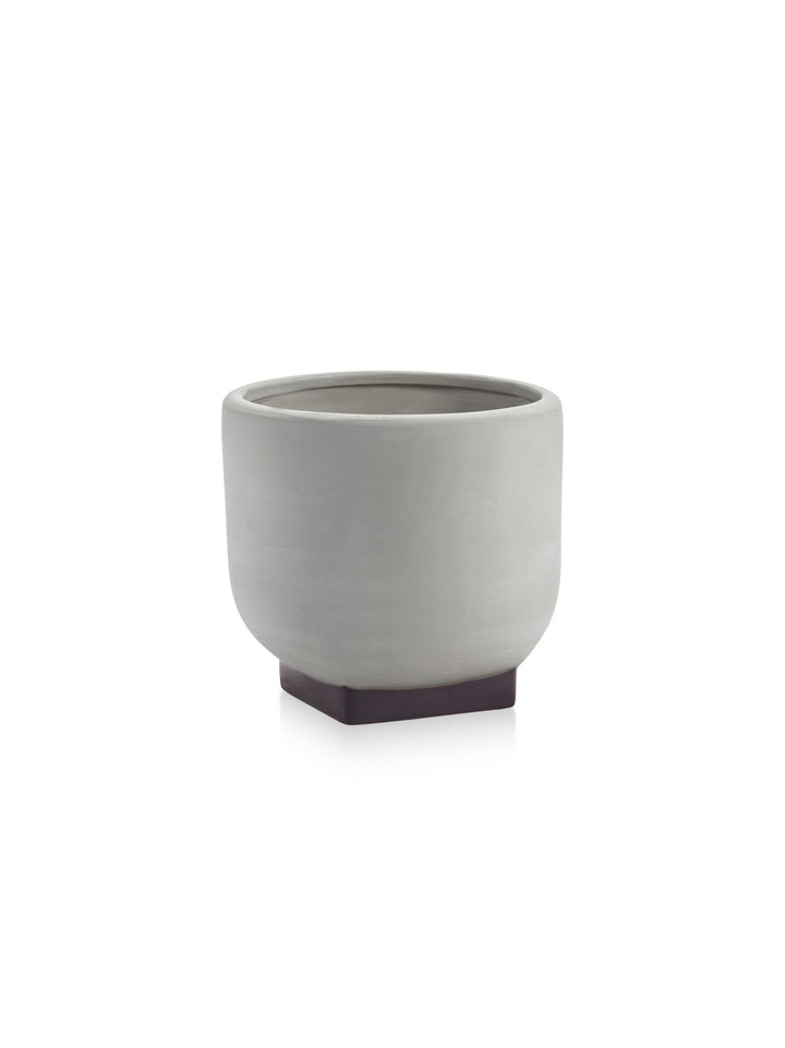 Serax - Kris Van Assche - Bloempot 03 Grijs/Paars Ø26 cm