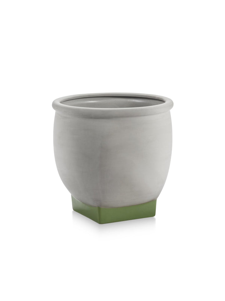 Serax - Kris Van Assche - Bloempot 04 Grijs/Groen Ø33 cm