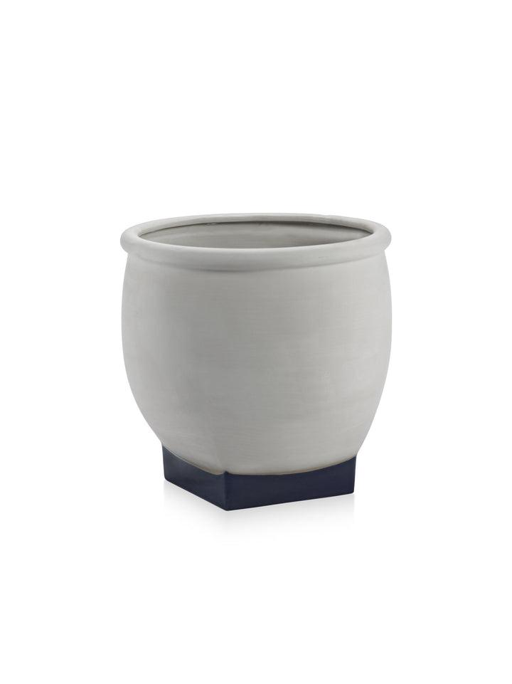 Serax - Kris Van Assche - Bloempot 04 Grijs/Donkerblauw Ø33 cm