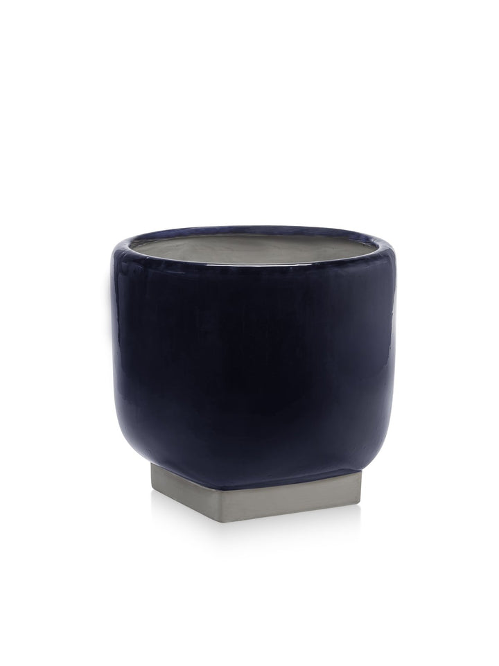 Serax - Kris Van Assche - Bloempot 05 Donkerblauw/Grijs Ø34,5 cm