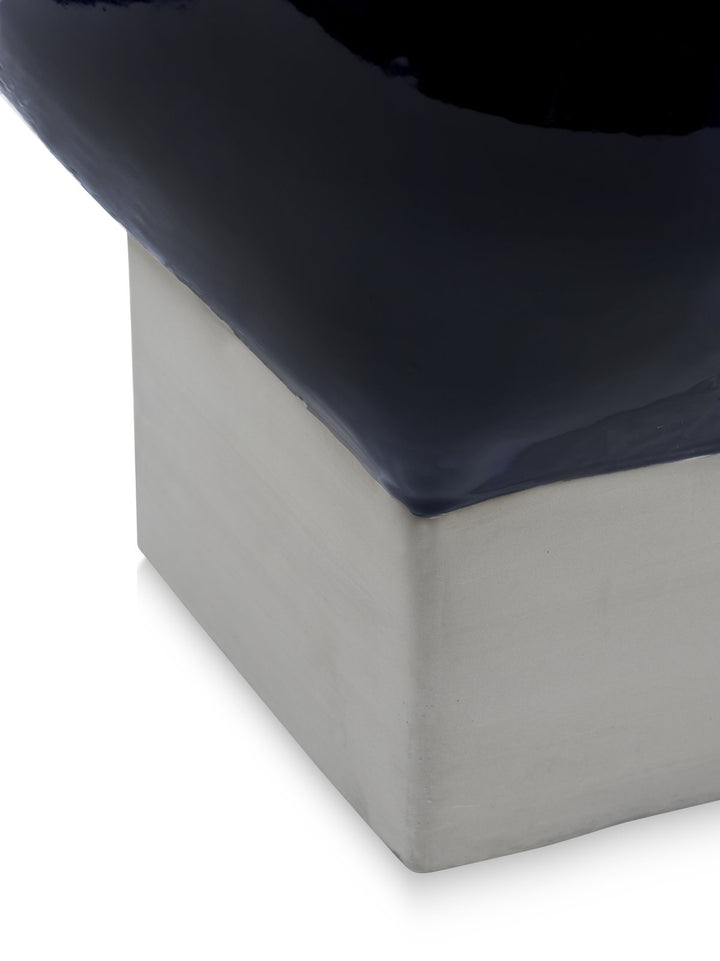 Serax - Kris Van Assche - Bloempot 08 Donkerblauw/Grijs Ø39 cm