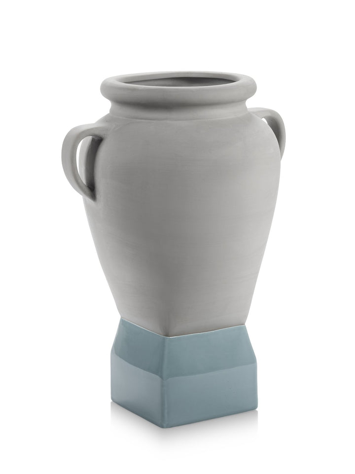 Serax - Kris Van Assche - Bloempot 09 Grijs/Turkoois Ø32 cm