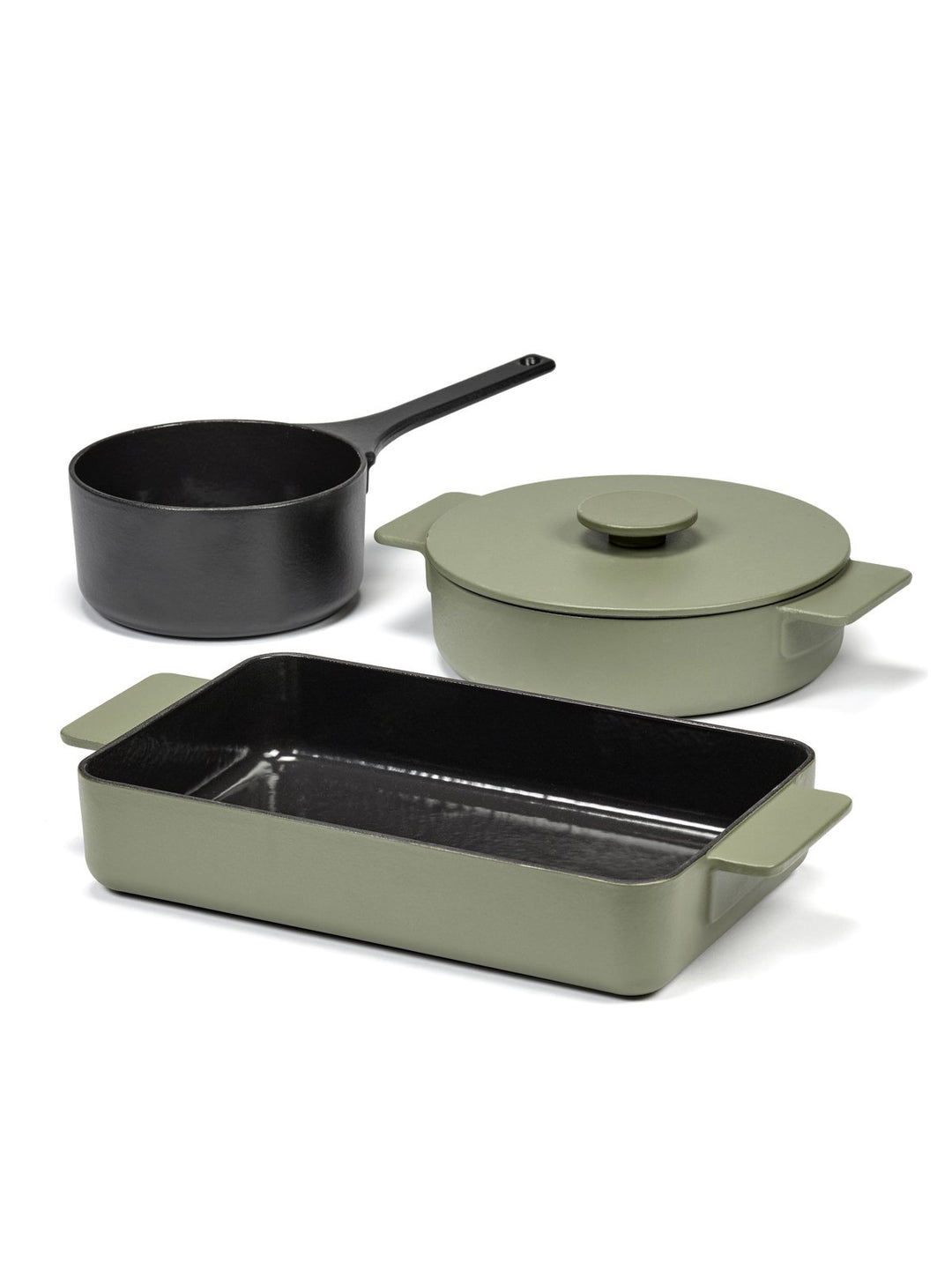 Serax - Sergio Herman - Ovenschaal L Camouflagegroene Surface