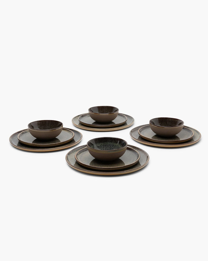Serax - Sergio Herman - Serviesset 12 Stuks Indi Grijs Surface