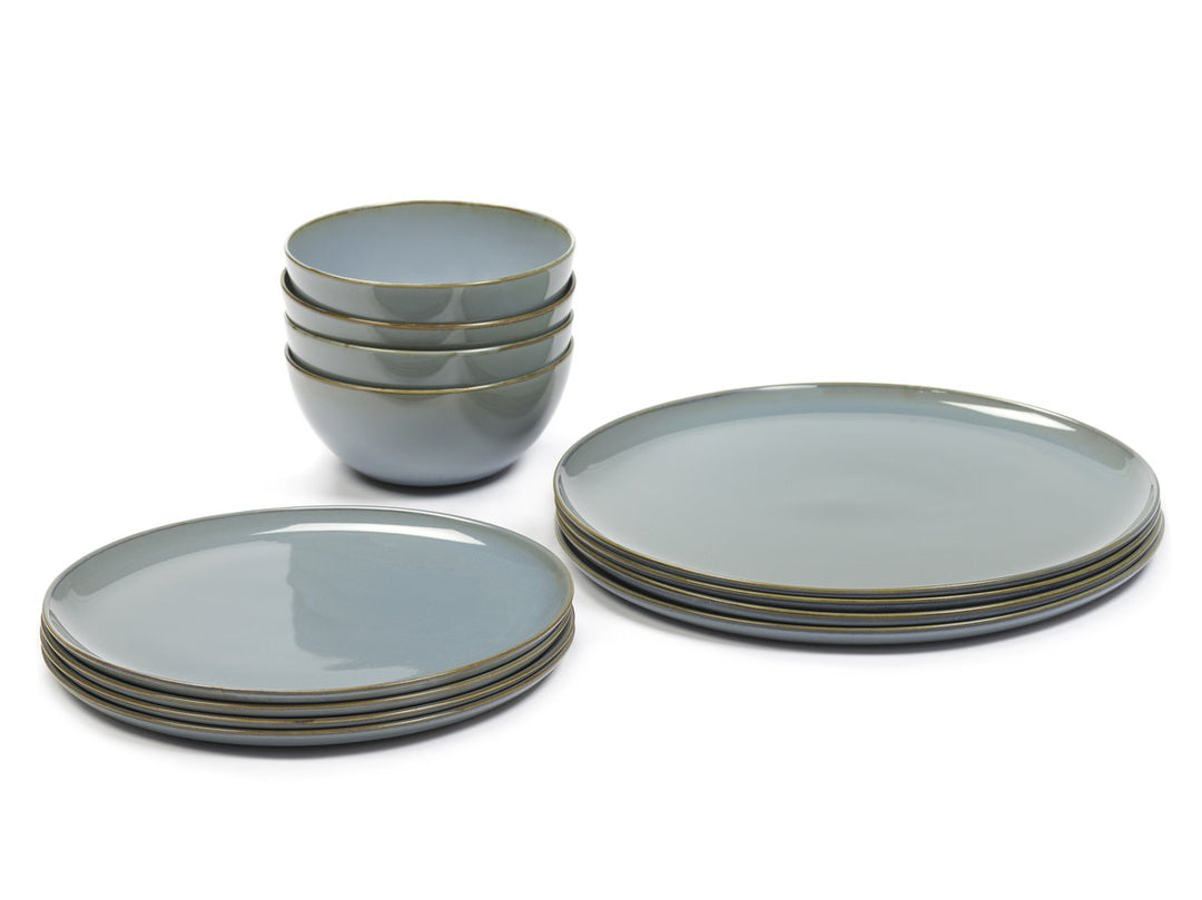 Serax - Anita Le Grelle - Serviesset 12 Stuks Rokerig Blauw