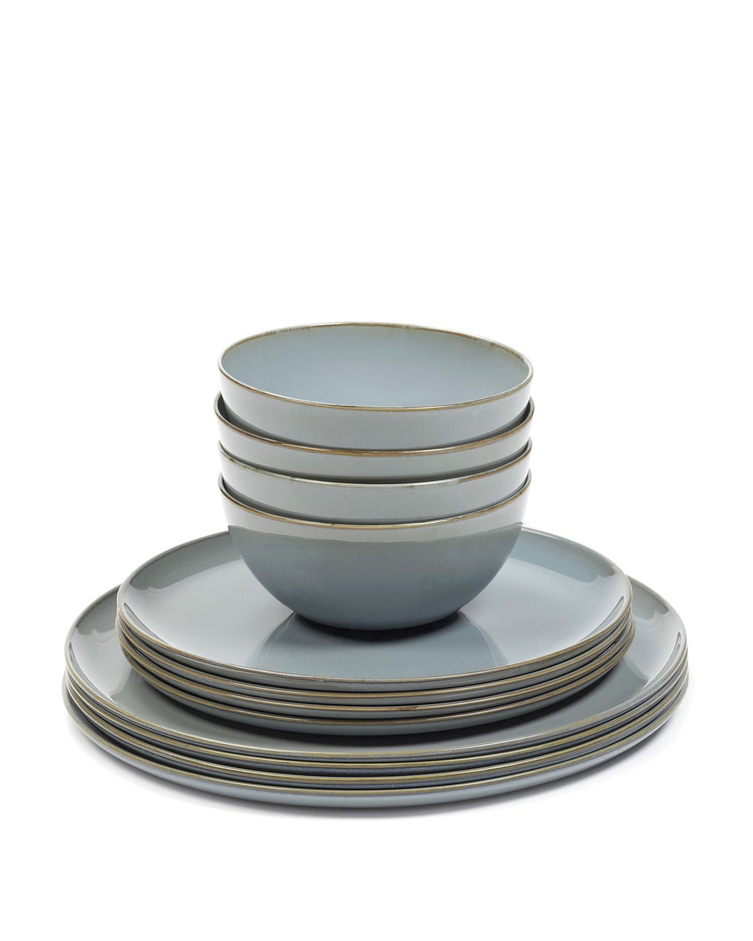 Serax - Anita Le Grelle - Serviesset 12 Stuks Rokerig Blauw