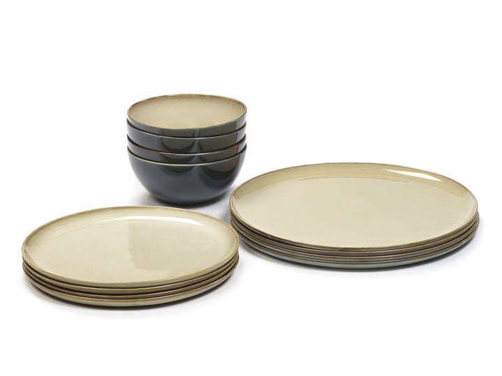 Serax - Anita Le Grelle - Serviesset 12 Stuks Mistig Grijs