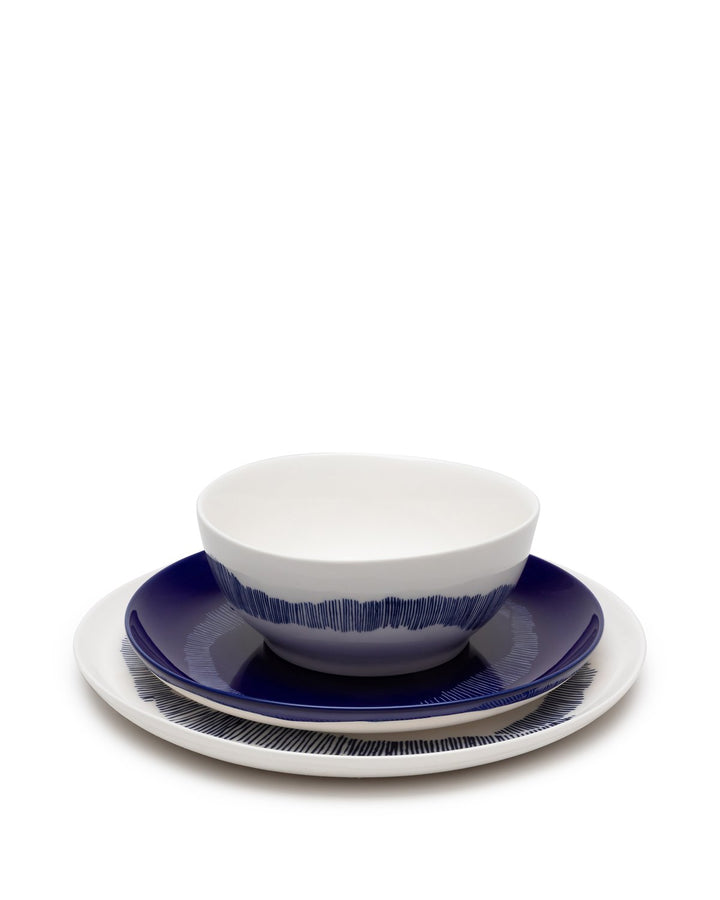 Serax - Ottolenghi - Serviesset 12 Stuks Wit/Blauw Feast