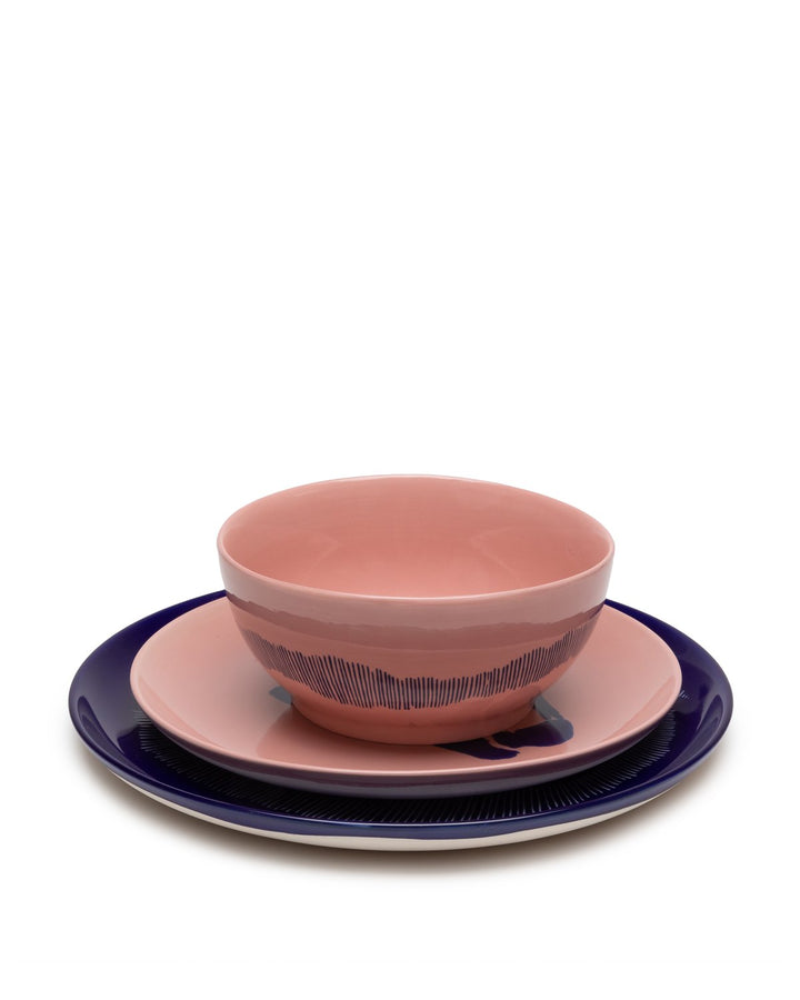 Serax - Ottolenghi - Serviesset 12 Stuks Roze/Blauw Feast