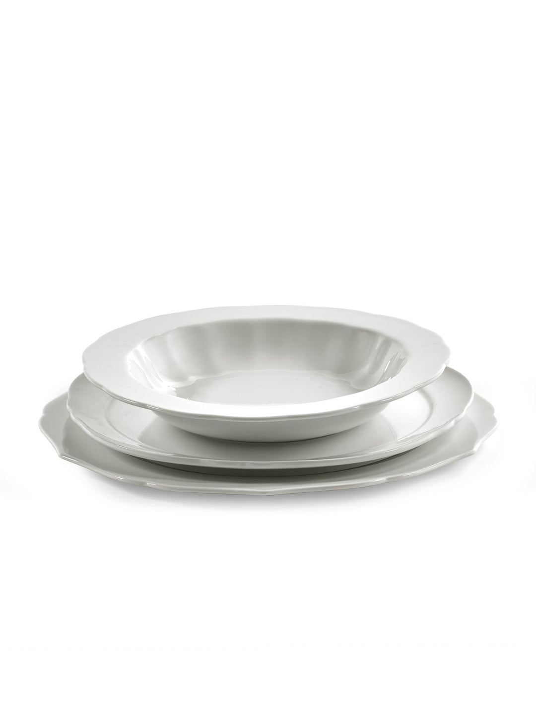 Serax - Sergio Herman - Dinersets Dinnerset 12 Stuks Wit Silhouette