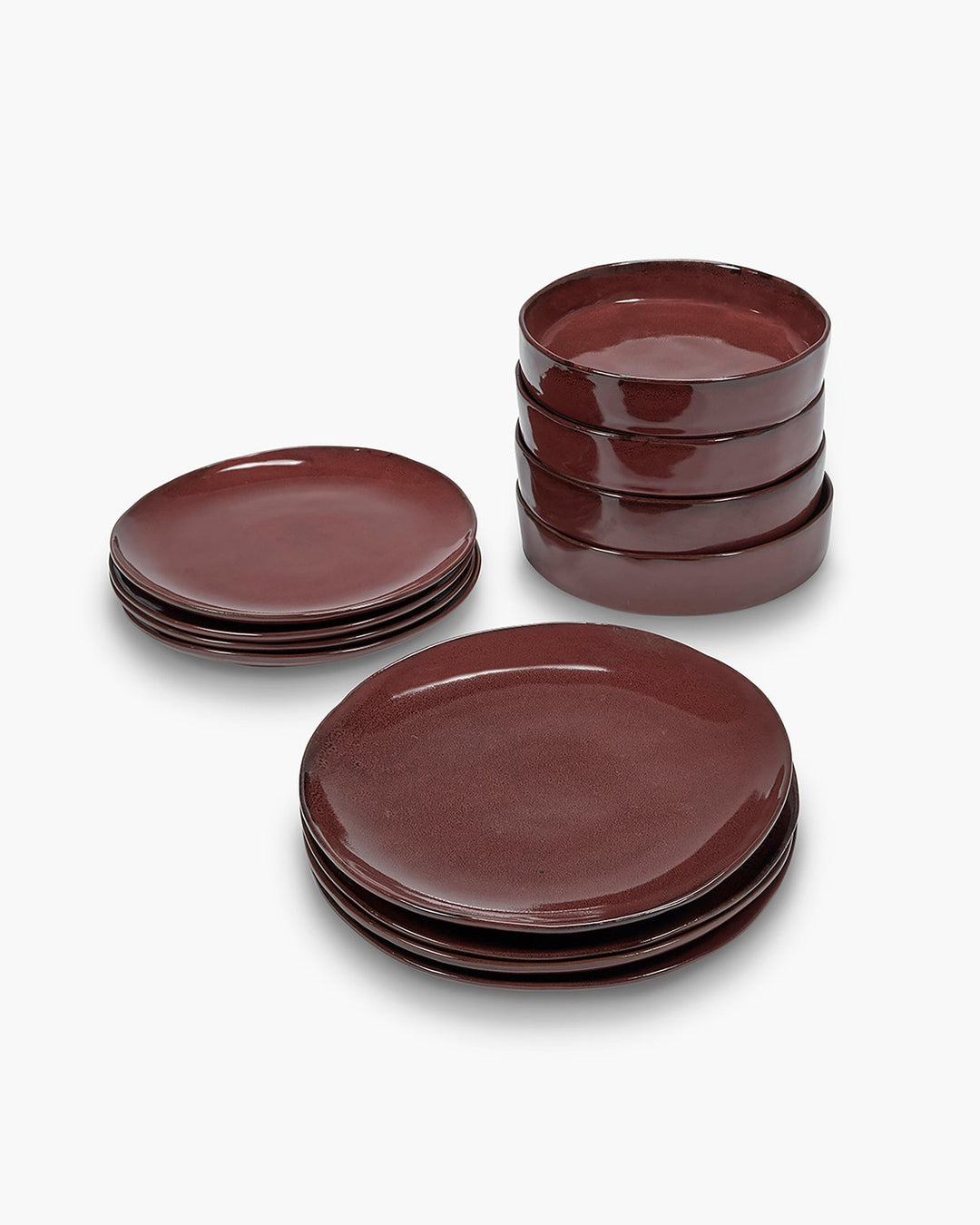 Serax - Marie Michielssen - Dinnerset 12 Stuks Beige/Blauw Sophia - Set van 4
