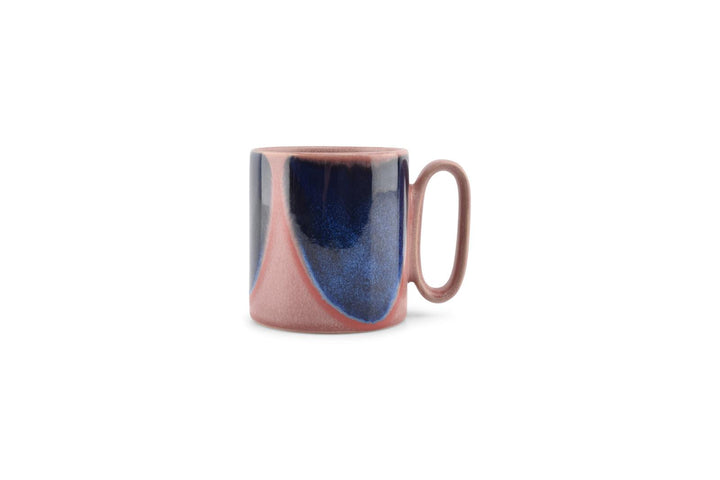 Beker 39cl pink/blue Paint - Set van 4