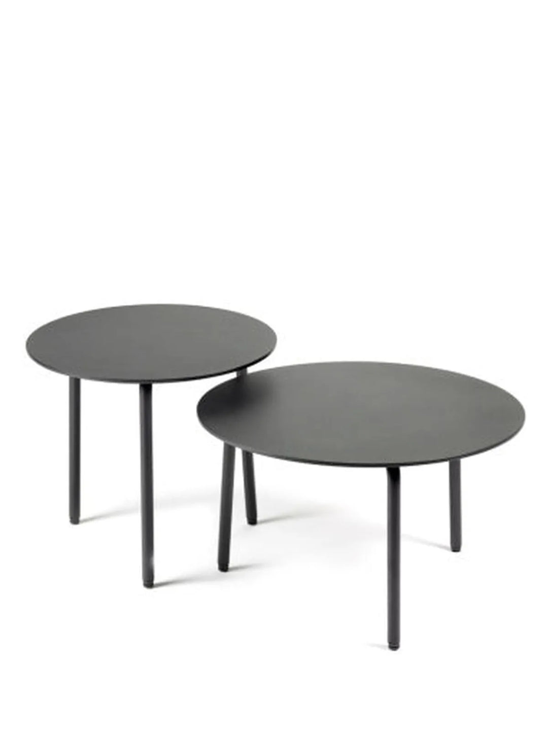 Bijzettafel Rond M Zwart August