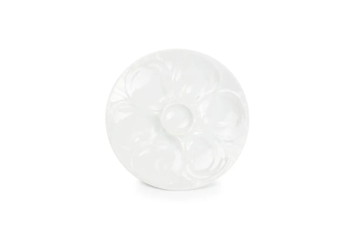 Bonbistro - Oesterbord 22,5cm Wit Appetite - Set van 6