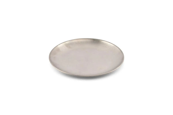 Bonbistro - Plat Bord 20cm Antique Zilver Serve - Set van 6