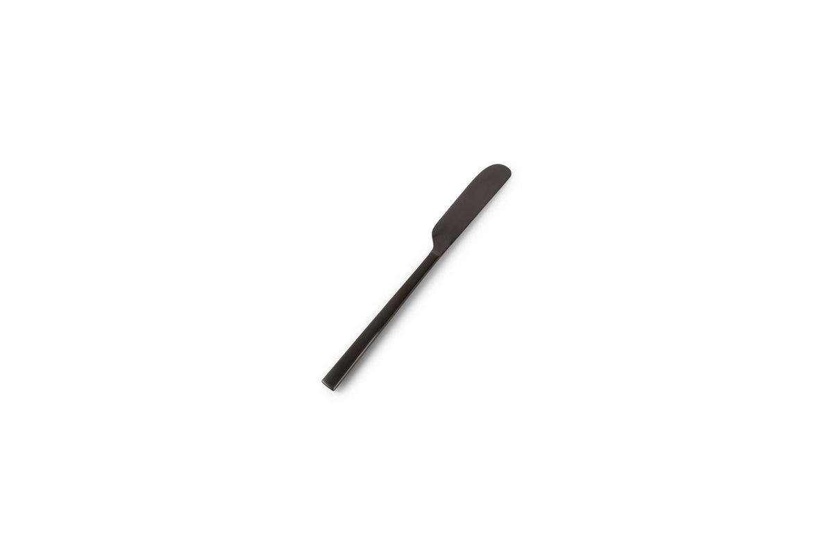 Botermes mat zwart Terno - set/6