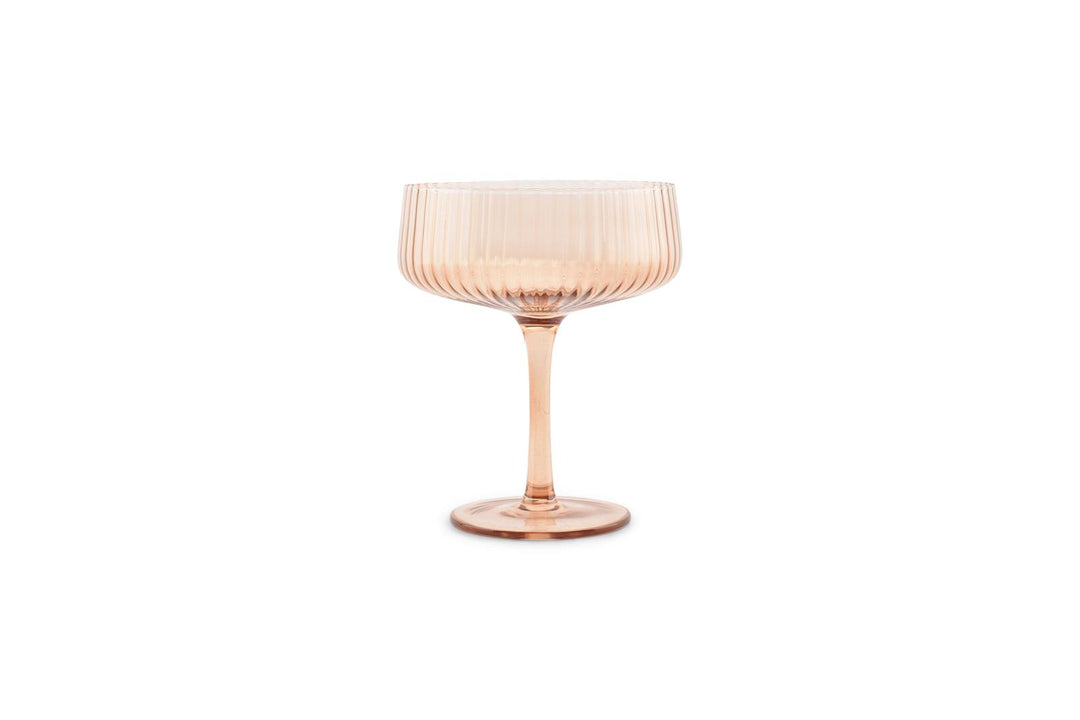 Champagneglas 23cl coupe amber Ray - set/4