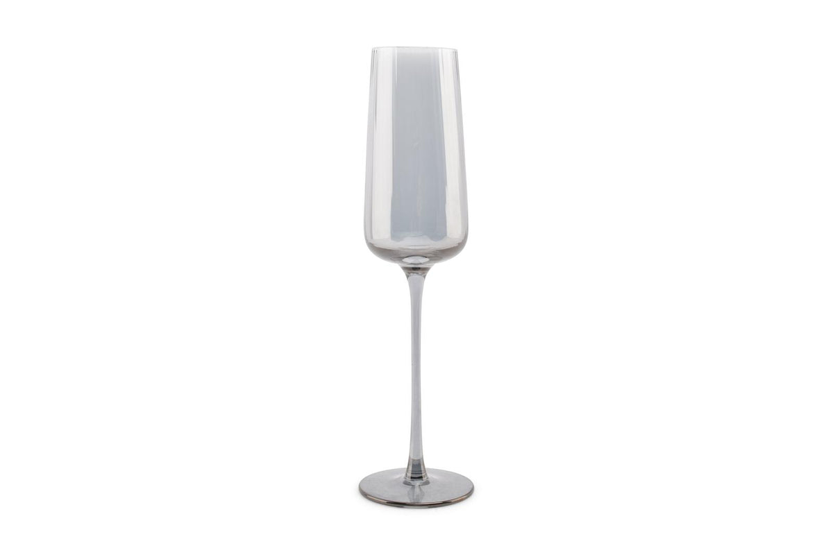 Champagneglas 24cl smoked Ray - set/4