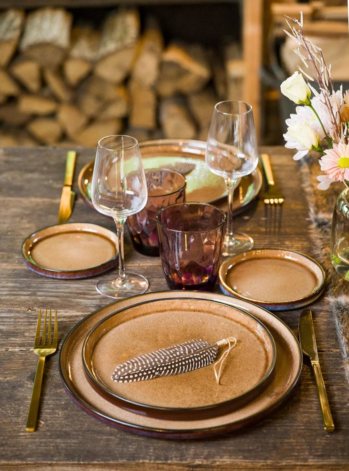 Cosy & Trendy - Quintana Amber Dessertbord - Set van 6