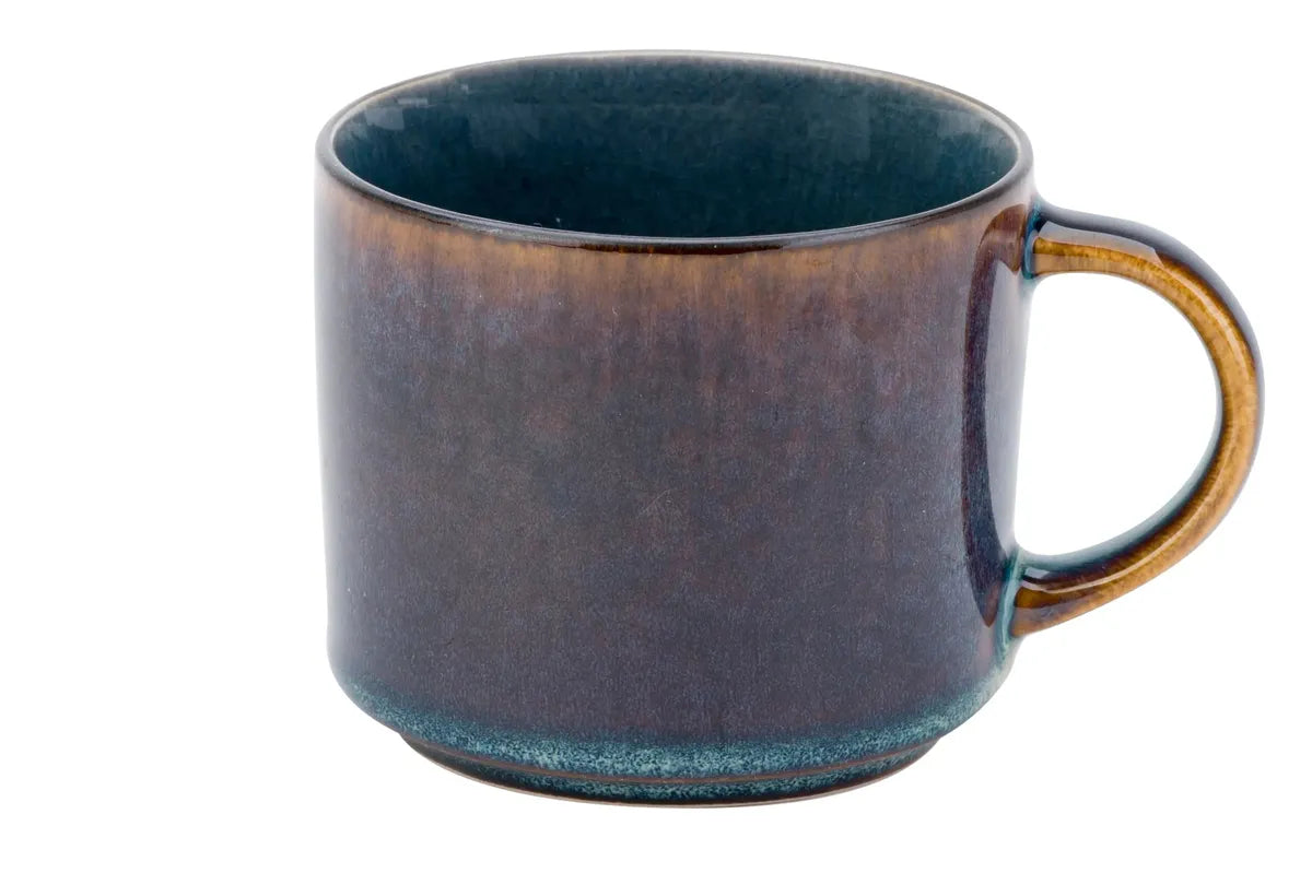 Cosy & Trendy - Quintana Blue Koffietas 22cl - Set van 6