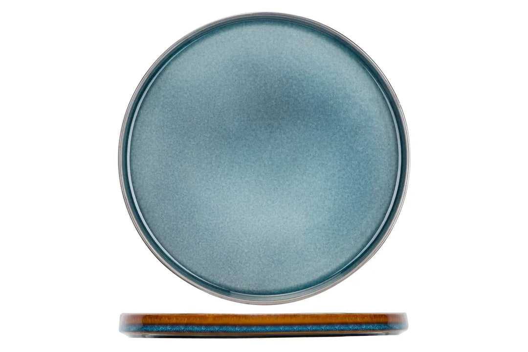 Cosy &amp; Trendy - Quintana Blue Plat Bord Ø27,5cm - Set van 4
