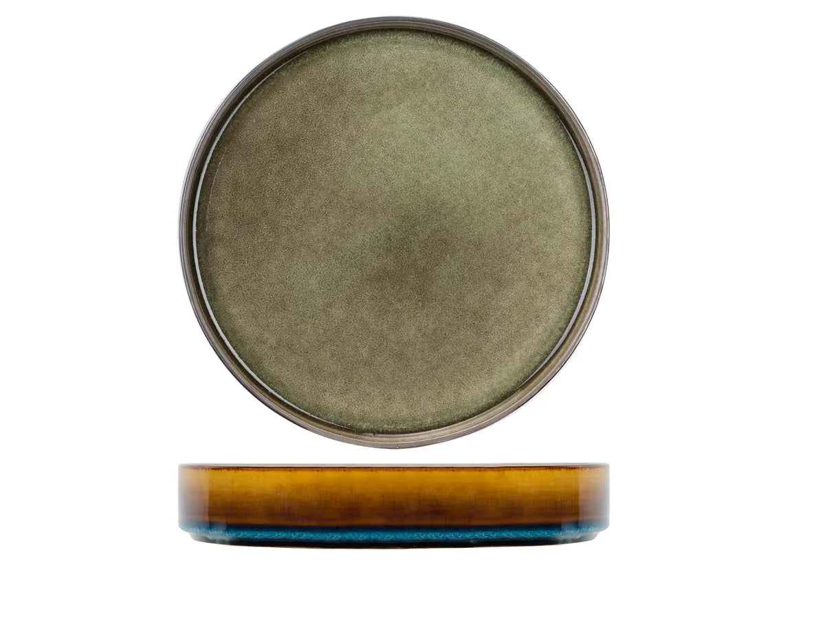 Cosy & Trendy - Quintana Green Diep Bord Ø23cm - Set van 3
