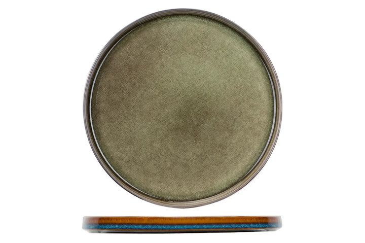 Cosy &amp; Trendy - Quintana Green Plat Bord Ø27,5cm - Set van 4