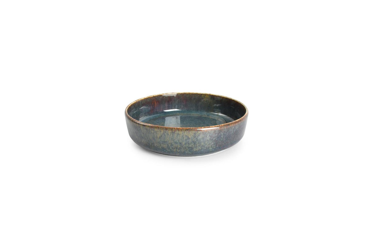 Diep bord 16xH4cm groen Pila - Set van 2