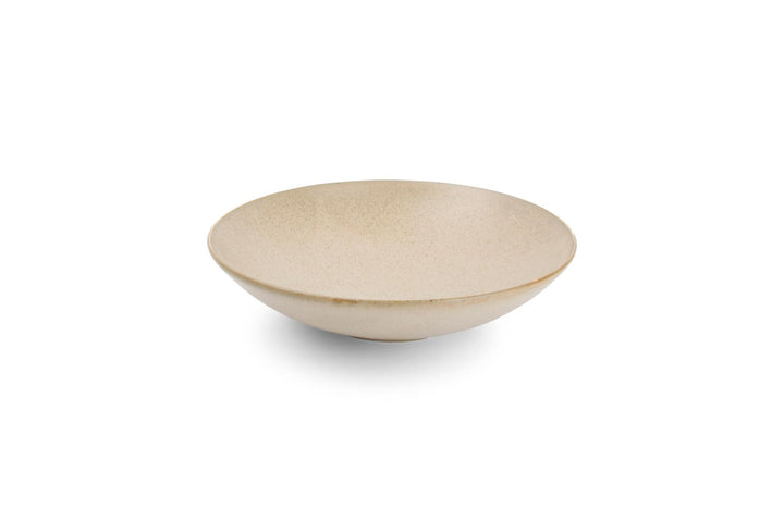 Diep bord 21xH5cm beige Cirro - Set van 6