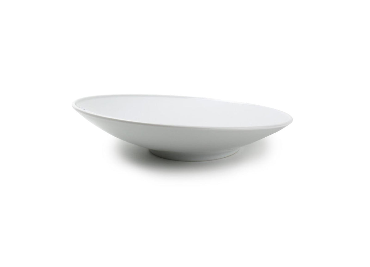 Diep bord 30xH8cm schuin wit Appetite - set van 6