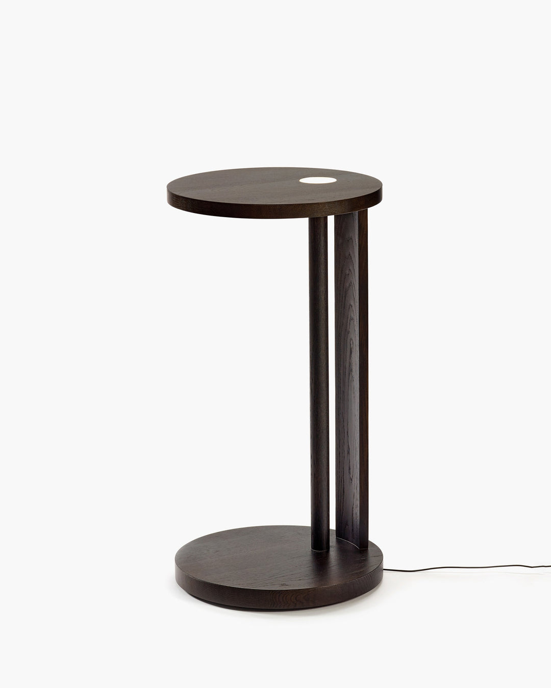 Bijzettafel L met Licht Eik Bruin Aura