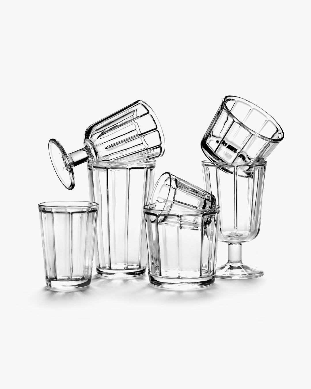 Serax - Sergio Herman - Rodewijnglas Surface - Set van 4