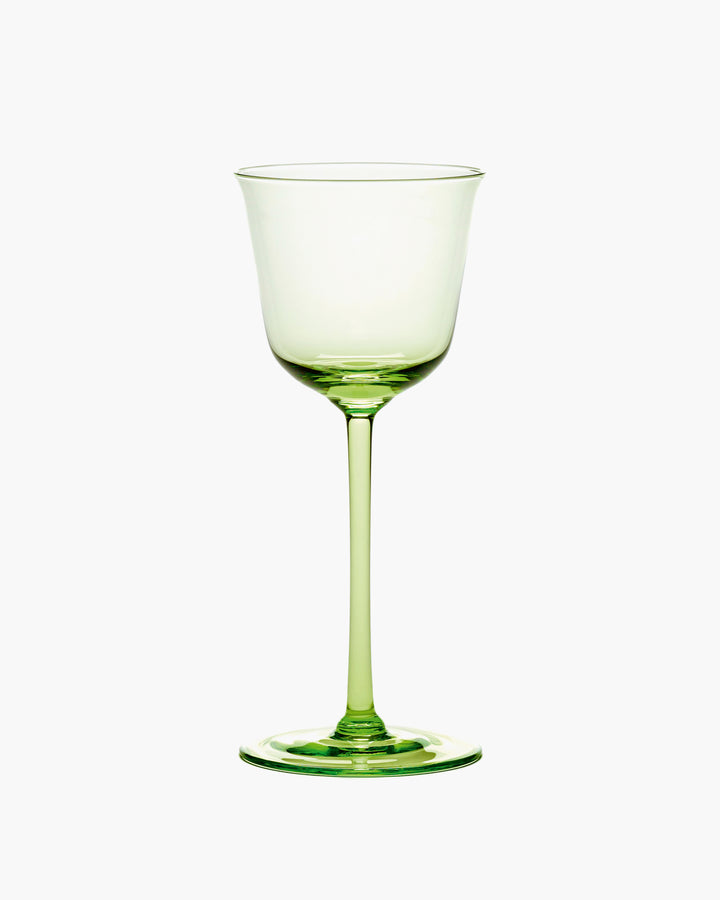Ann Demeulemeester - Witte Wijnglas Transparant Grace - Set van 4