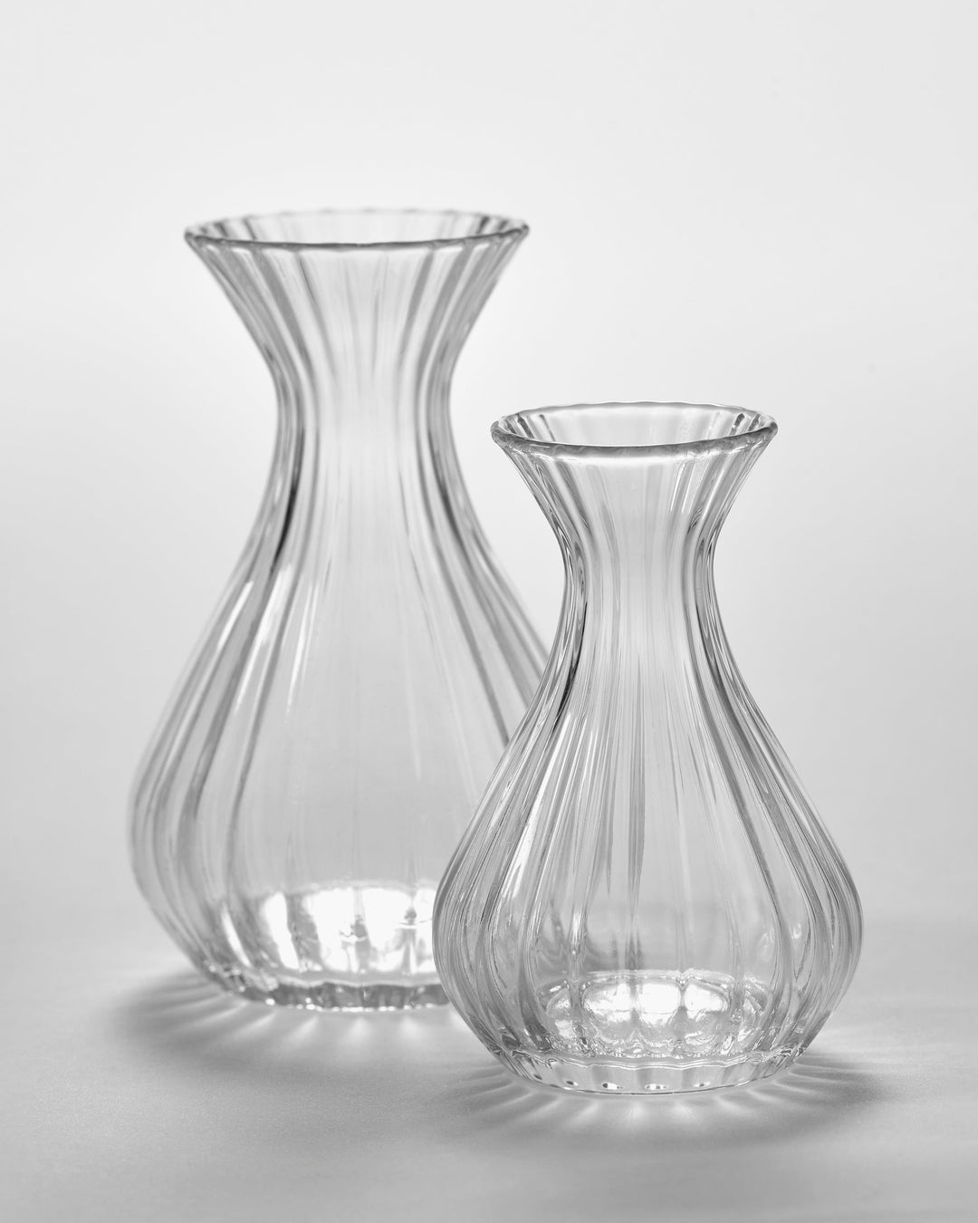 Karaf S Geribbeld Inku - Set van 2