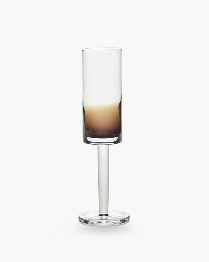 Serax - Kelly Wearstler - Champagne Glas Amber Zuma - Set van 4