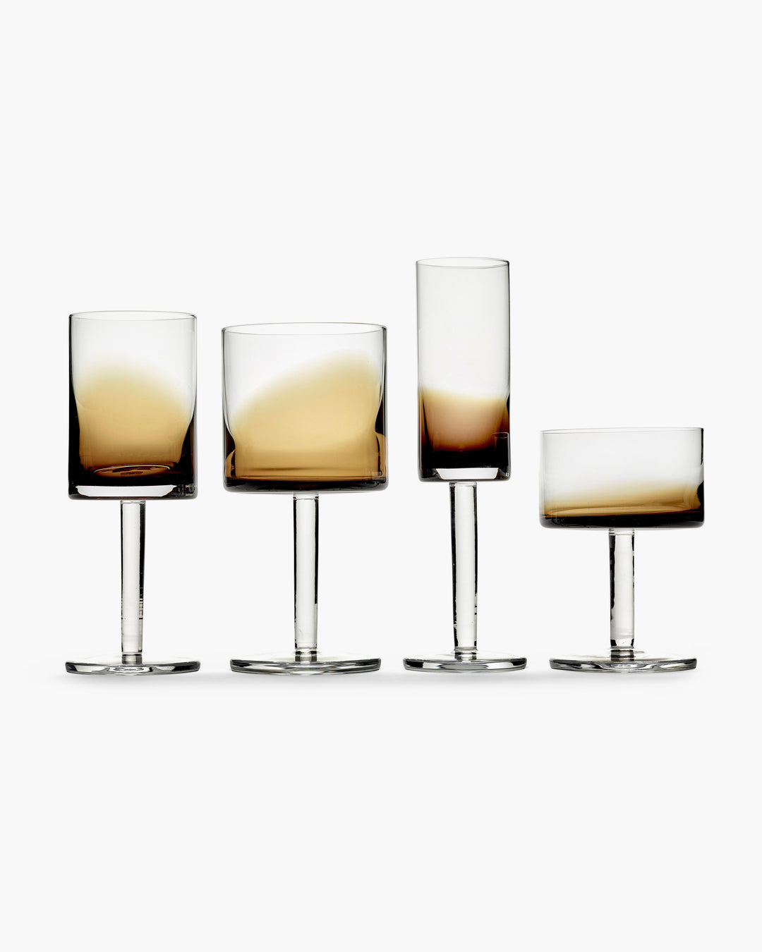 Serax - Kelly Wearstler - Champagne Glas Amber Zuma - Set van 4