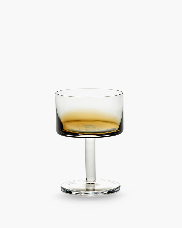 Serax - Kelly Wearstler - Champagnecoupe Amber Zuma - Set van 4