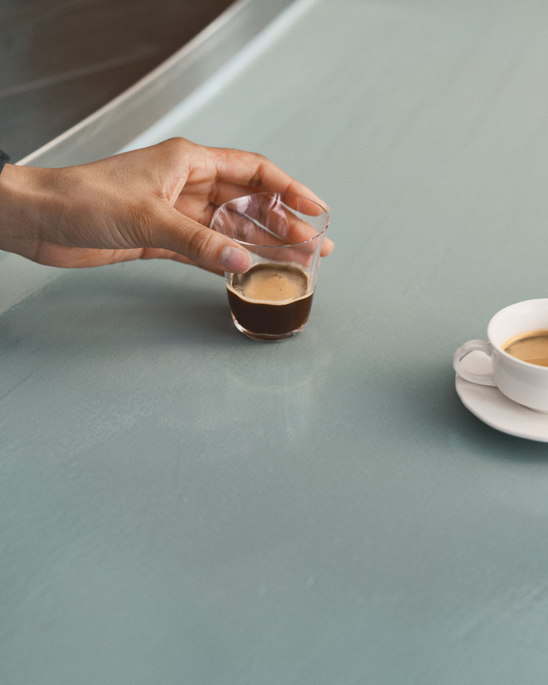Serax - Sergio Herman - Dubbel Espressoglas Silhouette - Set van 4