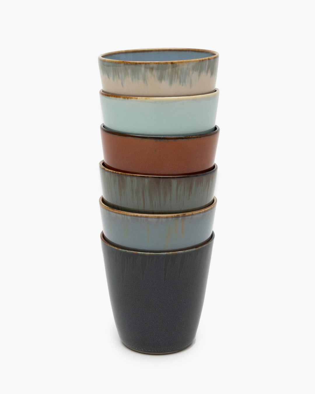 Conische Beker S Smoky Blue/Rust