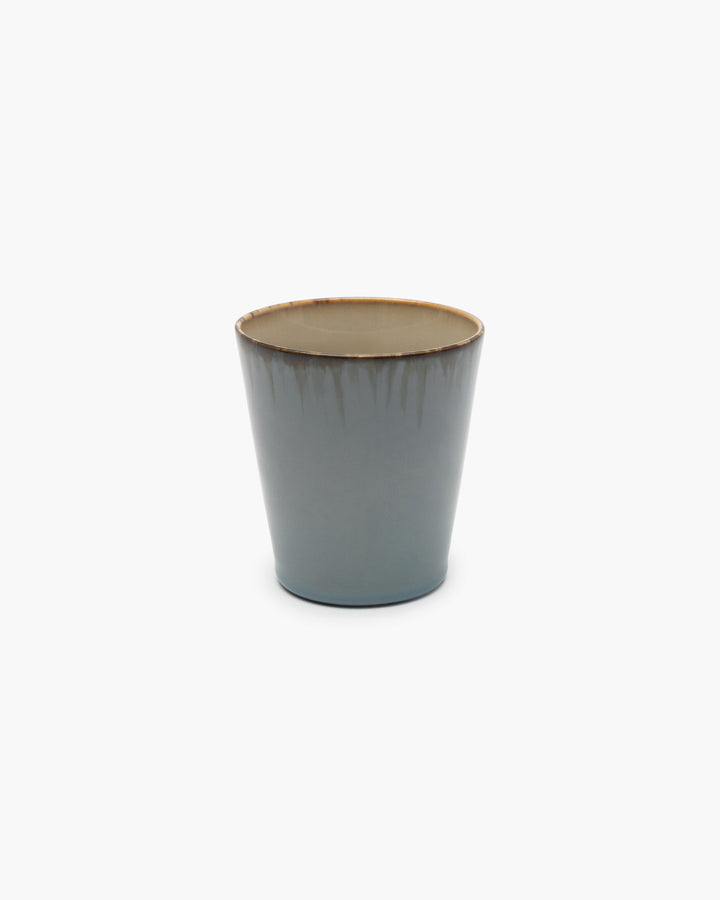 Serax - Anita Le Grelle - Conische Beker M Smoky Blue/Misty Grey