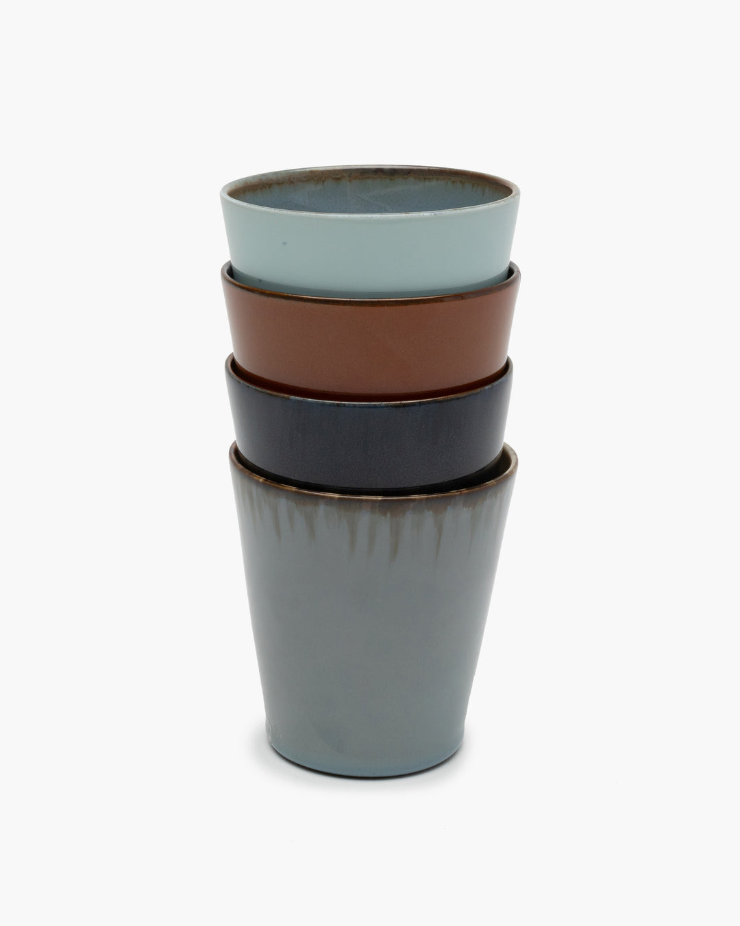 Serax - Anita Le Grelle - Conische Beker M Smoky Blue/Misty Grey