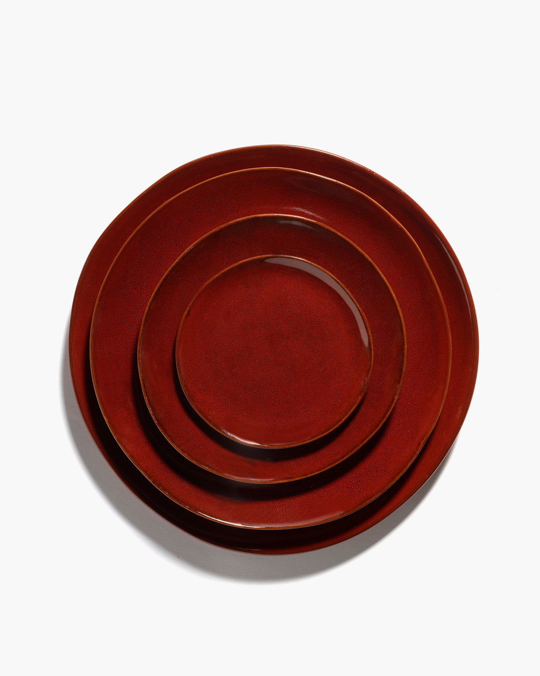 Serax - Marie Michielssen - Bord XS Venetian Red La Mère - Set van 2