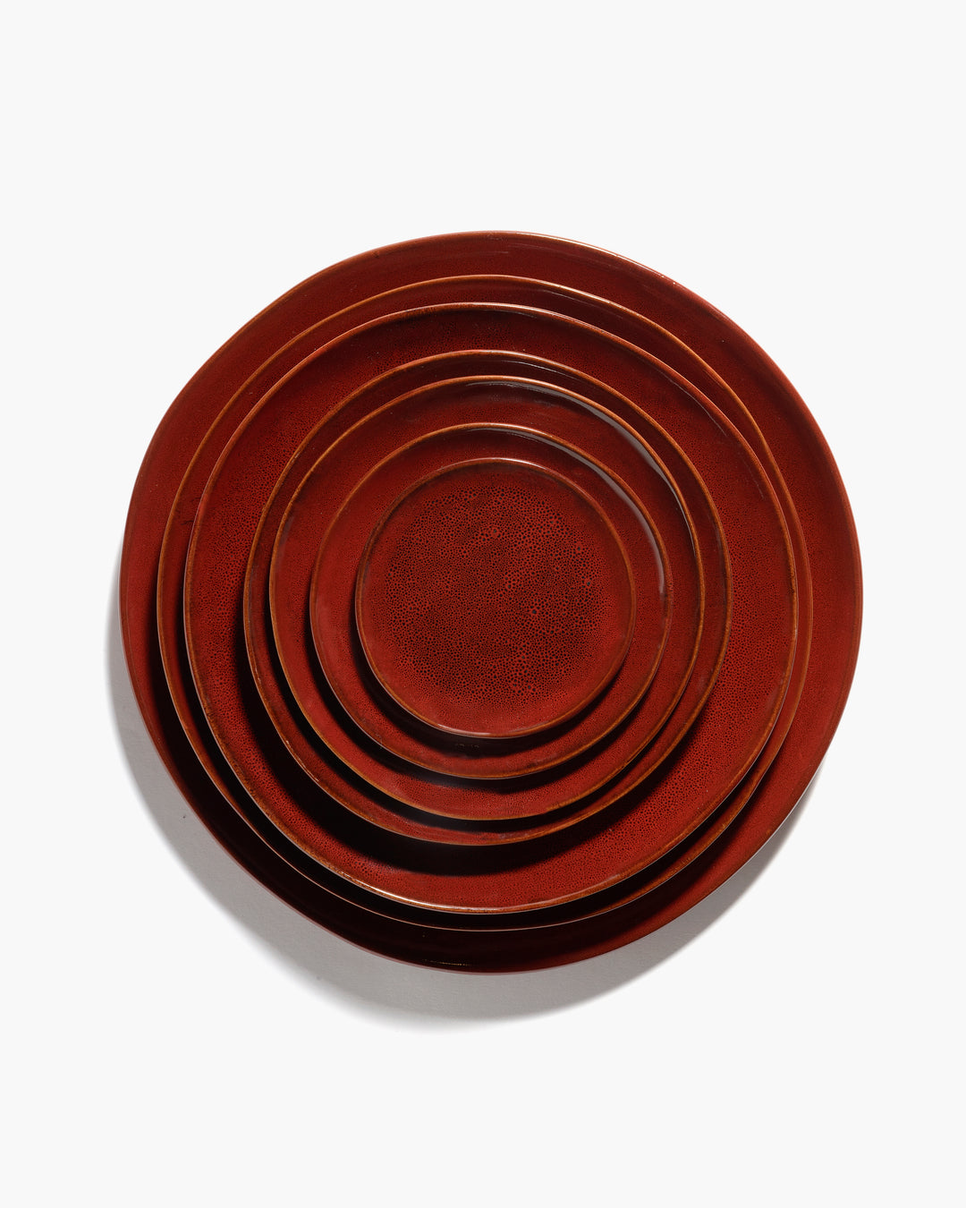 Serax - Marie Michielssen - Bord S Venetian Red La Mère - Set van 2
