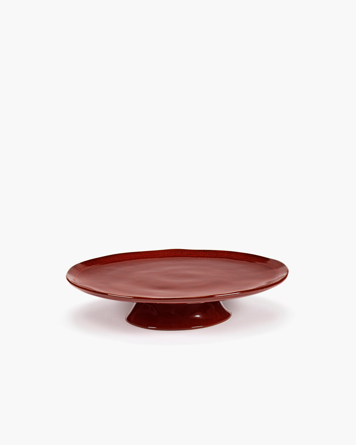 Serax - Marie Michielssen - Groot Bord op Voet Venetian Red La Mère
