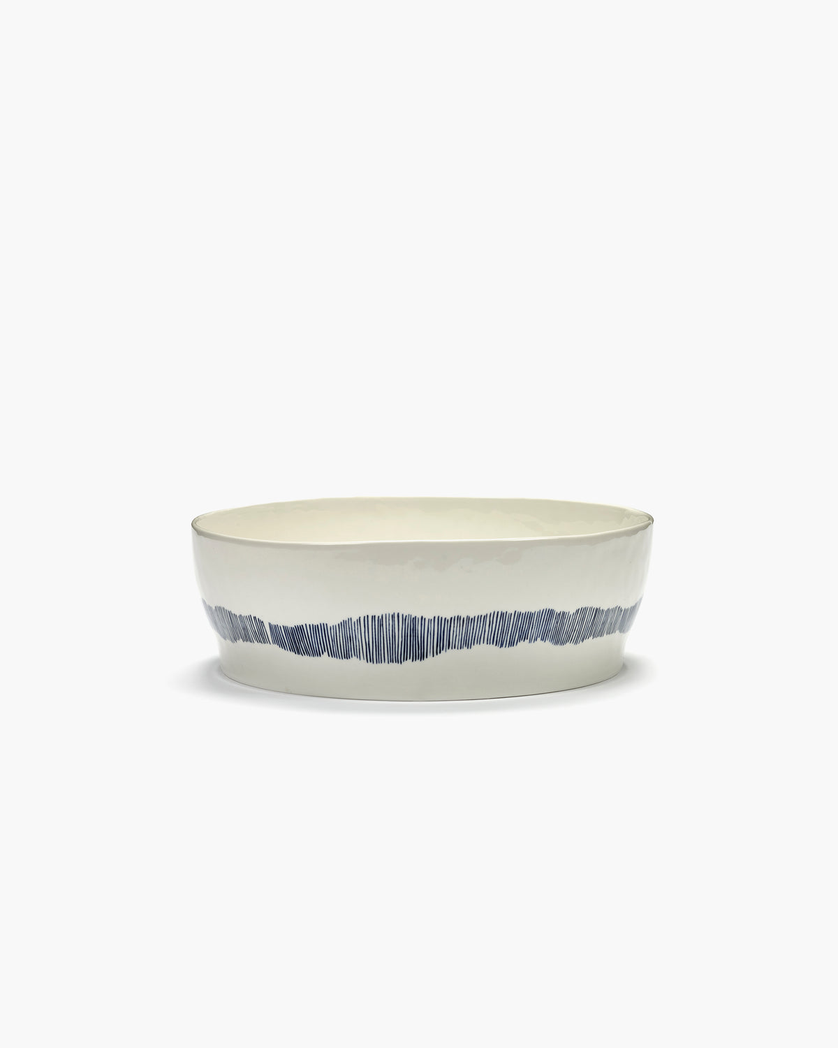 Serax - Ottolenghi - Saladekom Wit Stripes Blauw Feast