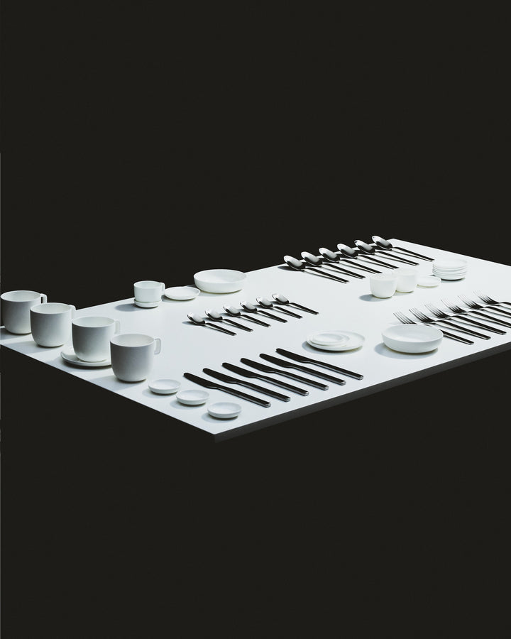 Serax - Piet Boon - Bord Laag Mini Wit Base - Set van 4