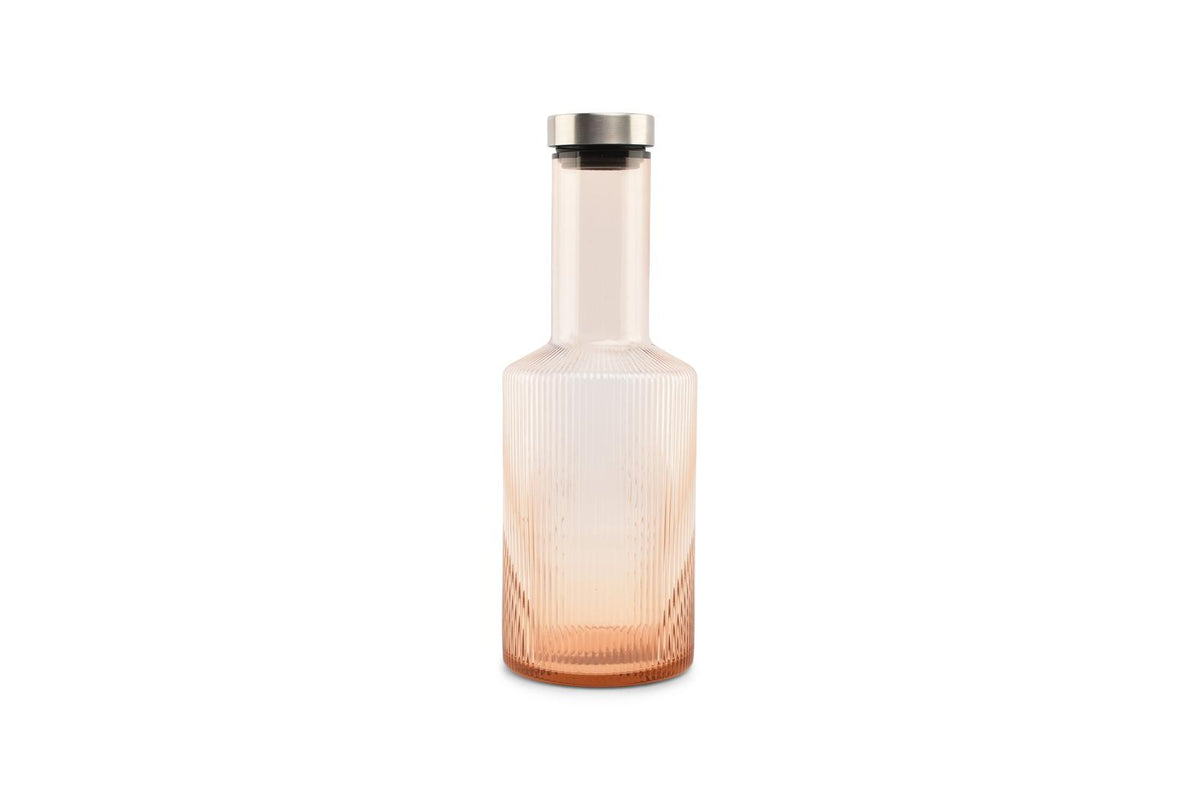 Fles met dop 100cl amber Ray