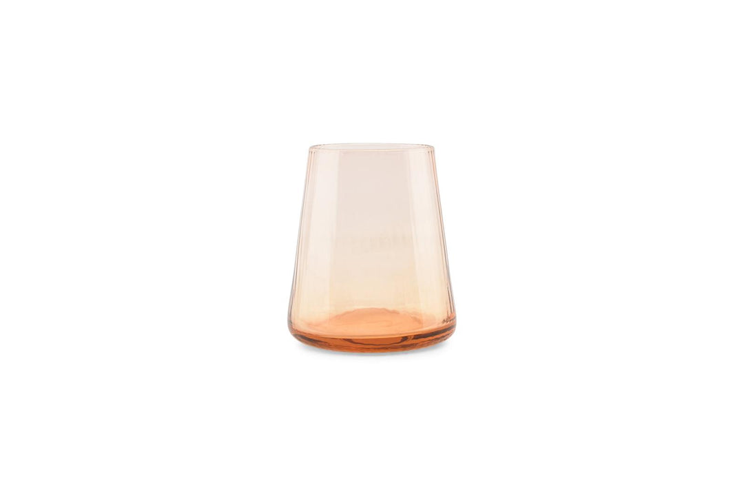 Glas 30cl amber Ray - set/4