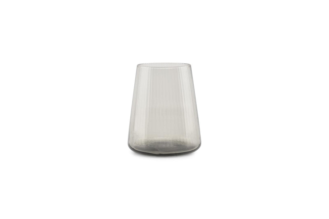 Glas 30cl smoked Ray - set/4