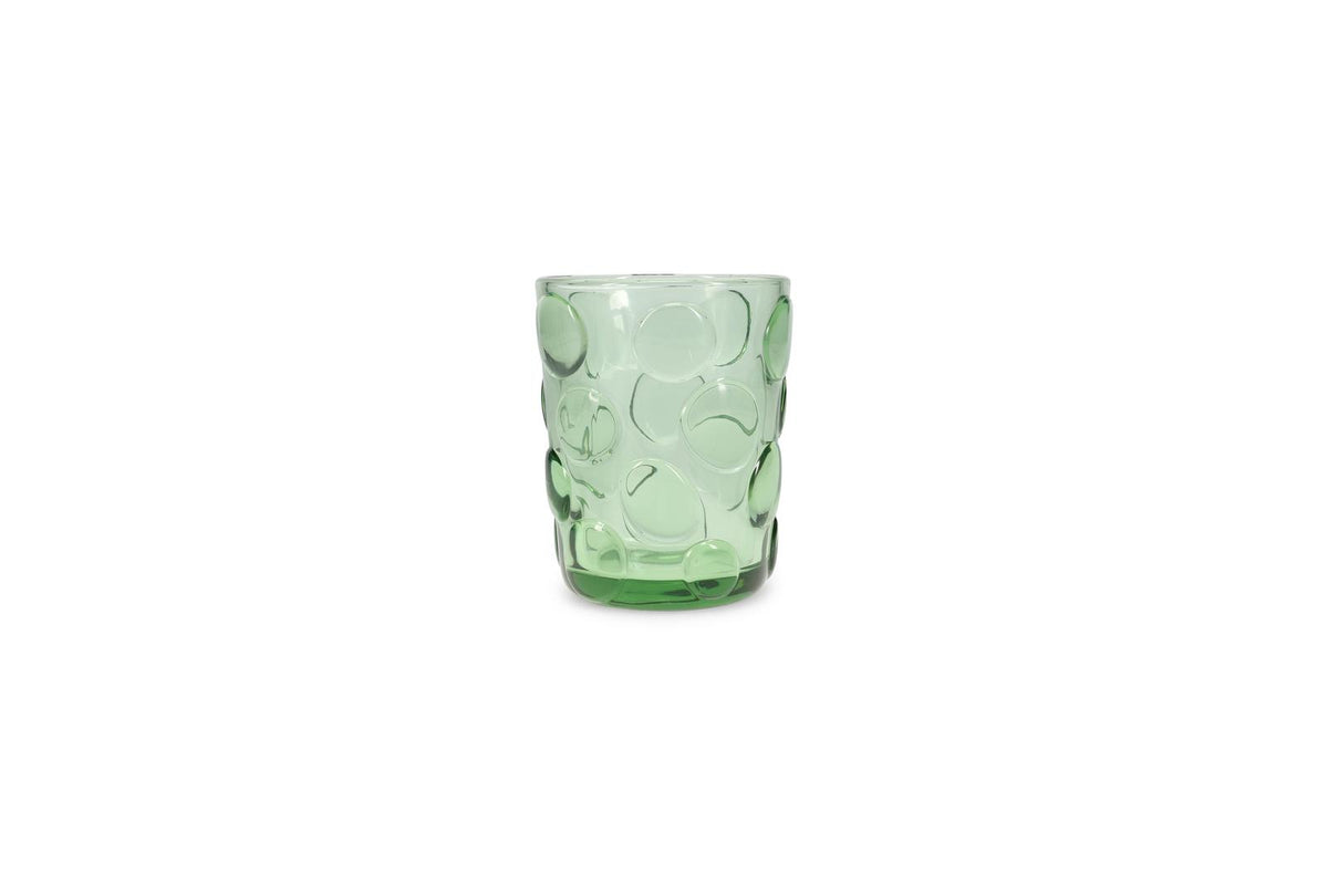 Glas 33cl groen Spot - set/4